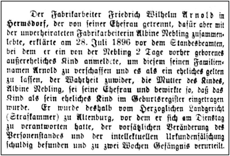 1897-12-17 Hdf Urkundenfaelschung